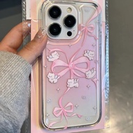 MERAH Cute pink ribbon animal Case hp OPPO Note 70 C71 C75 A5 2025 A5X A3X A5i C75x 14F 14 A3 A3x A5