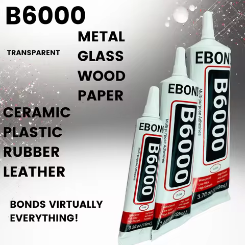 15ML 25ML 50ML 110ML B6000 Clear Contact Phone Repair Adhesive B-6000 Multipurpose DIY Glue With Pre