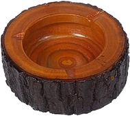 Outdoor Ashtray,Cool Ashtray For Home,Wooden Ashtray,Cute Ashtray,Wood Ash Tray,Small Ashtray,Creative Funny Ashtray For Indoor,Outdoor,Patio,Modern Home Decor Tabletop Ashtray For Smokers(Yellw)
