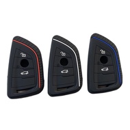 OAdlnc72KPmfkj03  Silicone Car Key Case Cover Protection bag Holder Shell Keychain For Bmw F20 G30 G20 X1 X3 X4 X5 G05 X6 key car Accessories