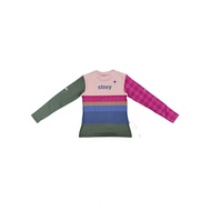 STRAY WOMAN ADAPTIVE TEE SPORT T-SHIRT - FUZZY LONG SLEEVE