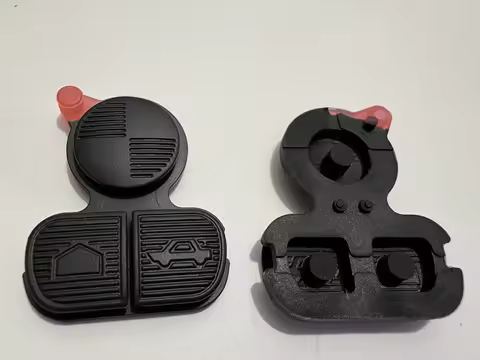 1Pcs New Replacement Rubber Pad For Bmw Remote Key FOB 3 Buttons E38 E39 E36 Z4 Z8 X3 X5 Plus Conduc