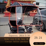WJElectric Tricycle Canopy Sunshade Sun Shield Electric Motorcycle Awning Elderly Scooter Windshield Bike Shed LWDK