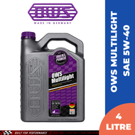 OWS Uber Power Multilight Sae 5W-40 Fully Synthetic Engine Oil 4L For Toyota/ Perodua/ Proton/ Honda