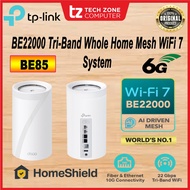 TP-LINK Deco BE85 New BE22000 Tri-Band Whole Home Mesh WiFi 7 System