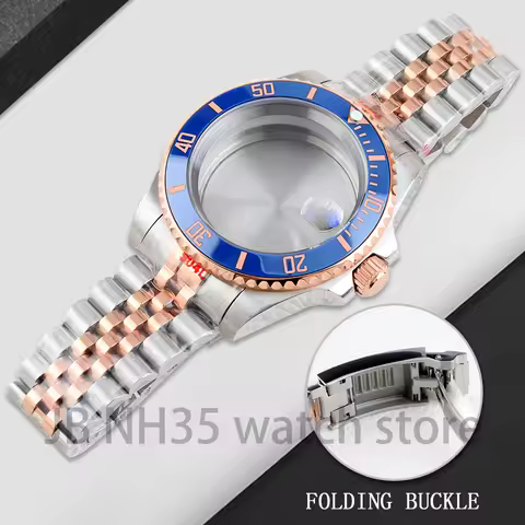 40mm NH35 Case Sapphire Glass for NH34 NH35 NH36 NH38 Movement Yacht-Master SUB GMT Stainless Steel 
