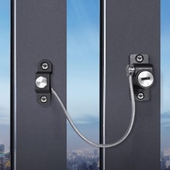 [Simhoa21] Window Restrictor Locks Easy to Install Anti Door Cable Restrictor Lock Child Lock for Home Casement Window Cupboard