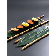 Sashimi Arrangement Decoration Bamboo Leaf Sushi Steak Barbecue Decoration Grass Fresh Rice Dumpling
