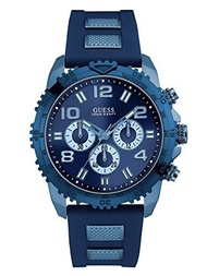 Guess Men s Blue Oversized Chronograph Watch