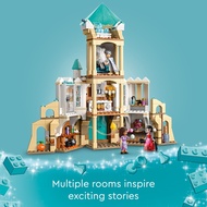 LEGO 43224 Disney King Magnifico's Castle Building Toy Set (613 Pieces)