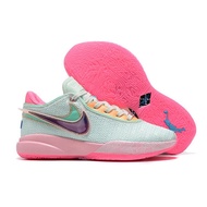 LeBron 20 'Time Macine' Barely Green/Mlti-Color-Medim Soft Pi Sports Basketball Soes