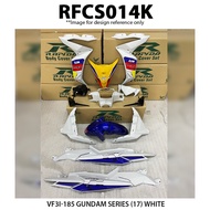 Body Cover Set Rapido VF3i SYM 185 GUNDAM Series (17) Accessories Motor Malaysia SYM185 ABS VF3i185 