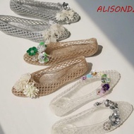 ALISONDZ Heavenly Jelly Sandals - Waterproof Crystal PVC Jelly Summer Slip-Ons