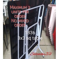 Meja Lipat Pasar Malam Berkualiti Foldable Square Table Meja lipat 3 x 3 Meja lipat 2 x 3 / 3 x 3 Round Table