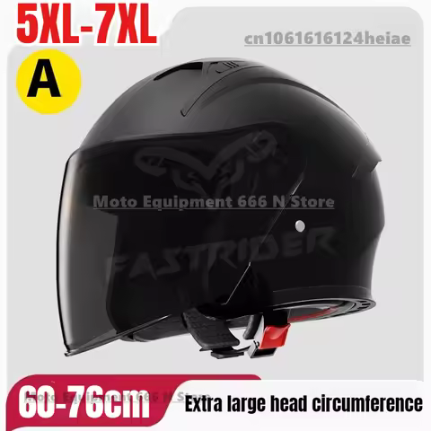 Big Size 7XL Motorcycle Helmet Big Head Circumference 60-76cm Riding Safety Helmet for Men and Women