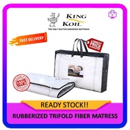 Kingkoil Rubberised Trifold Fibre Mattress / Foldable Mattress 100% Original