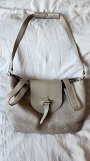 Meli Melo Thela handbag - 100% Natural Grained Italian Leather with suede inner lining (limited edit