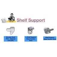 Shelf Pin Support Stud Glass Shelf Support Bracket Menampung Keping Perabot Almari