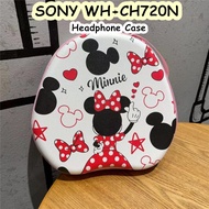 【Discount】For SONY WH-CH720N Headphone Case Cartoon Innovative PatternHeadset Earpads Storage Bag Casing Box