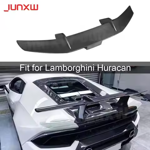 Carbon Fiber Rear Trunk Duck Spoiler Wing For Lamborghini Huracan LP580 LP610 Forged Carbon Rear Spo