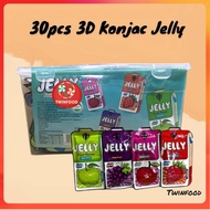 30pcs KHY 3D Konjac Jelly Fruits Flavour good delicious konjac (TF)
