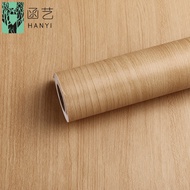 Wallpaper Stiker Dinding Motif Triplek Kayu Plywood