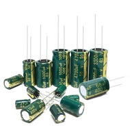 ตัวเก็บประจุ ความถี่สูง 100V 400V High Frequency Low ESR Capacitor -40 +105C 10uF 22uF 47uF 68uF 100uF 220uF 330uF 470uF 680uF 1000uF 1500uF 2200uF 4700uF C cap