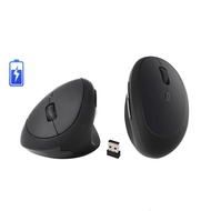 Ergonomic Vertical Wireless Mouse 2.4Ghz Rechargeable 1600dpi Computer Mouse 6D USB Optical Gaming M