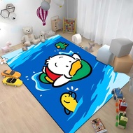 Pekkle rug duck pattern rug living room bedroom rug bedside bathroom floor mat kids room play mat