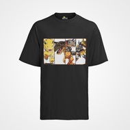 Organic T-Shirt Mens Anime Digimon Agumon Adventure Monster Shirt Manga Comic