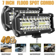 7 Inch spotlight kereta led spot light car 400W spotlight  For Truck Offroad SUV Fog Lamp 12/24V Wor