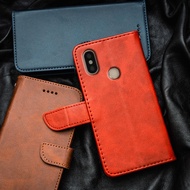 For Xiaomi Mi A2 Mi 6X M1804D2SG M1804D2SI Premium Leather Flip-Top Phone Case Cover Wallet Built-in