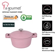 La gourmet Shogun 16/20/24/28cm Ceragan Ceramic Non-stick Casserole Pot (Prestige Collection)