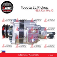 Toyota 2L Alternator Assembly Pickup 65A , 12v FYD-8 w/o IC Double Pulley w/ Vacuum