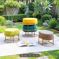 『Free Shipping』Nordic style light luxury sofa stool home entry porch wearing shoe chair bedroom make