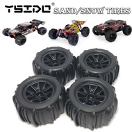 100% New Snow Sand Tires Tyre Wheel for Wltoys 144001 124018 124016 124017 144010 124019 H16P H16E 1/14 1/16 1/18 RC Off-road Car