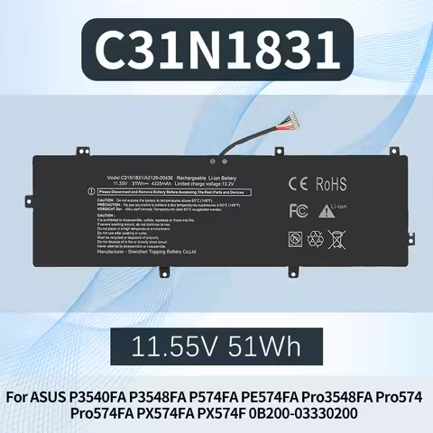 C31N1831 0B200-03330200 Laptop Battery for Asus Zenbook 14 UX433FA UX433FN UX433FQ P574FA 3548FA PX5