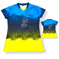 Baju Jersey Voli Volley Putri Motif Fullprinting Atasan Voli Fullprinting