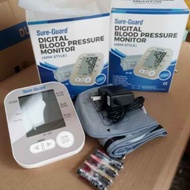 Digital Blood Pressure Monitor with adaptor ( Sure-guard )
