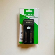 Máy sạc đa năng loại tốt pujiMax có 2 khe sạc sạc pin 18650 18500 14500 16340 21700 25500 26500 Pin