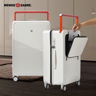 ST/👜Swiss Army Knife Multi-Function Open Cover Trolley Case New Suitcase Width Draw-Bar Luggage Boarding Bag Universal W