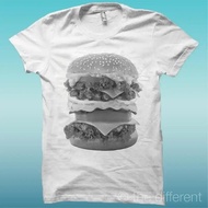 Men's T-Shirt With Hamburger Pattern Sandwich Cheese Burger Gift Ideas