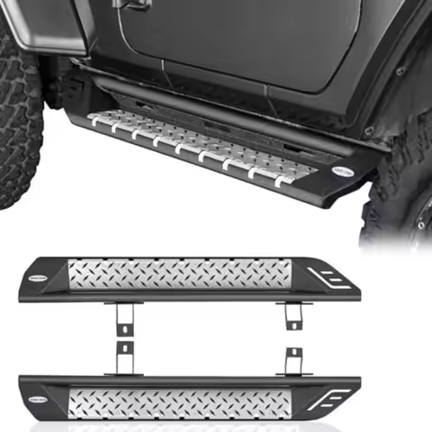 JL 2 Doors Running Boards Drop Side Step Bars for 20182025 Jeep Wrangler JL 2Door NonSlip Step Rock 