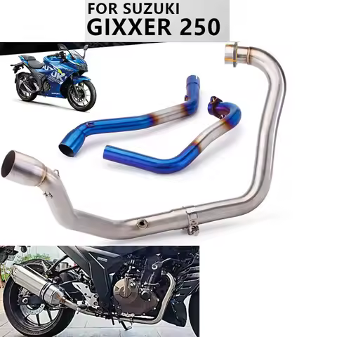 For SUZUKI GIXXER 250 GIXXER250 SF250 Motorcycle Exhaust Full Systems Pipe Header Pipe 51mm Slip-on