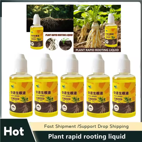 5Pcs Plant Fast Rooting Liquid Rapid Rooting Agent Liquid Fertilizer And Cutting Stimulator Root Enh