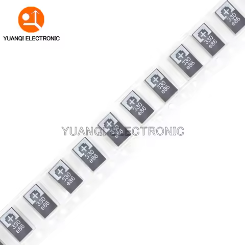10PCS 2R5TPE330M9 330UF 2R5TPE470M9 470UF 2.5V 330 6.3V SMD Tantalum Capacitors Polymer POSCAP Low E