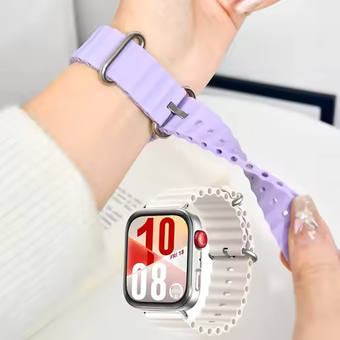 Ocean Silicone Band For Huawei Watch Fit 4 Pro Strap Accessories Replacement Sport Correa men Bracel