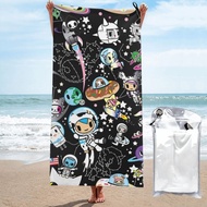 Tokidoki Beach towel 160×80cm absorbent bath towel microfiber quick dry swimming towel