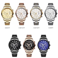 Yolako Retro Classic Watch Men's Jam Tangan Classic Calendar Watch Stainless Steel Quartz Watch
