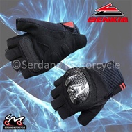 BENKIA Half Finger Riding Gloves Sarung Tangan Separuh Jari Glove Biker GK257